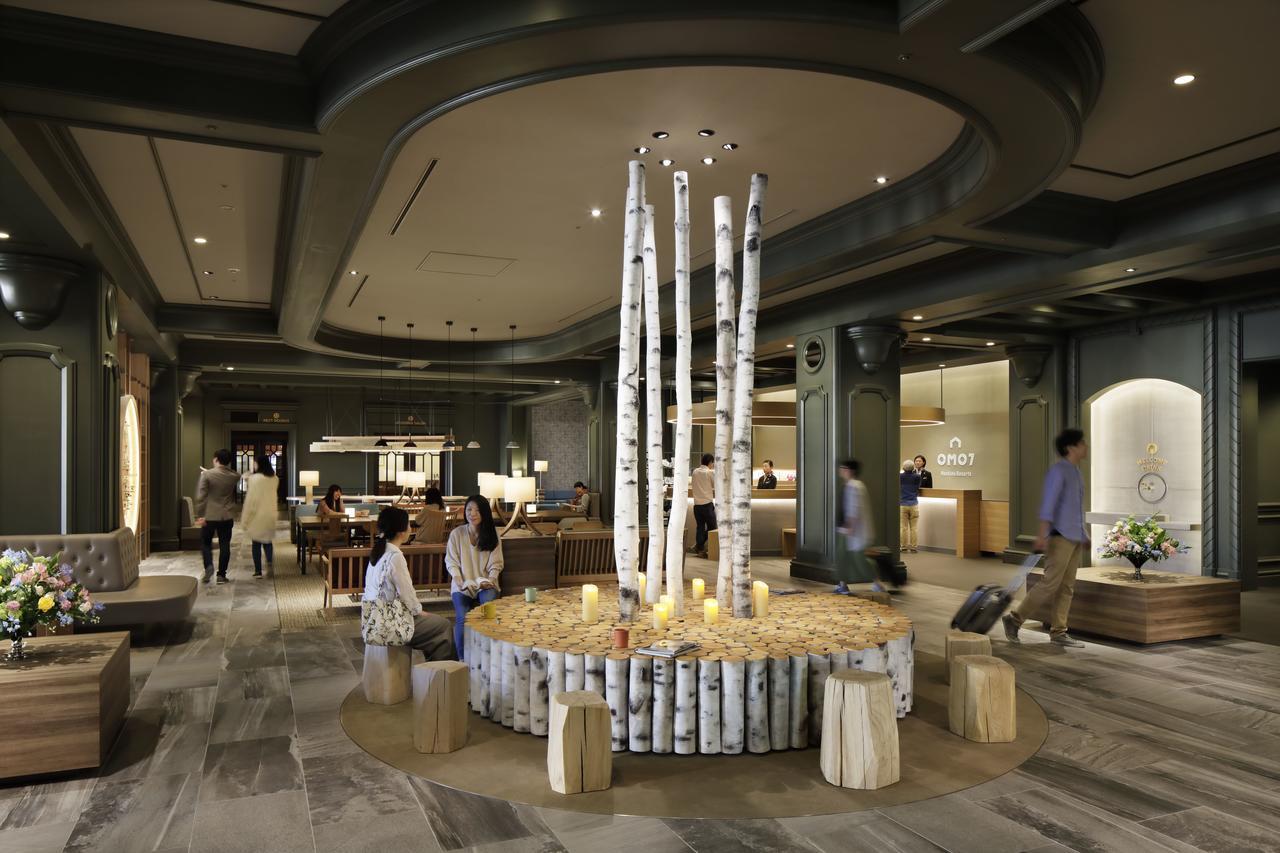 호시노 리조트 Omo7 아사히카와 외부 사진 The lobby of the hotel